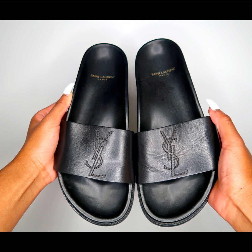 Saint Laurent Jimmy Slides